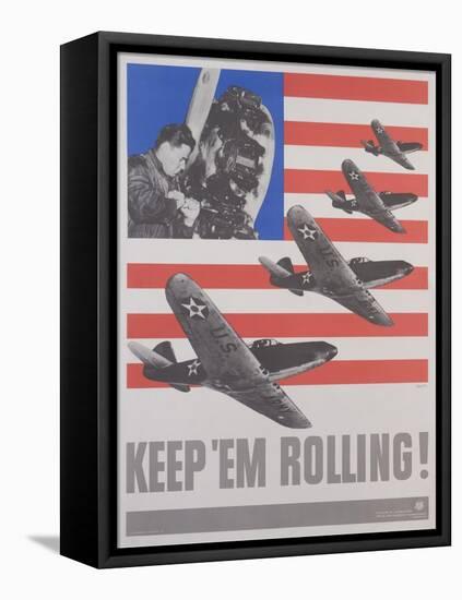 Keep 'Em Rolling! Poster-Leo Lionni-Framed Premier Image Canvas