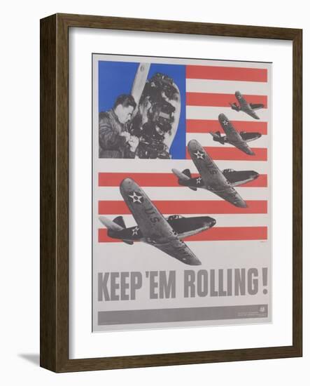 Keep 'Em Rolling! Poster-Leo Lionni-Framed Giclee Print