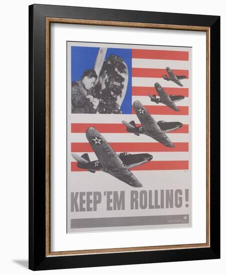 Keep 'Em Rolling! Poster-Leo Lionni-Framed Giclee Print