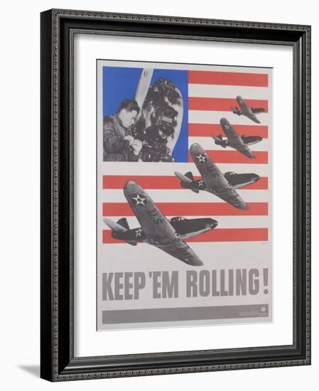 Keep 'Em Rolling! Poster-Leo Lionni-Framed Giclee Print