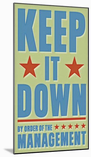 Keep It Down-John Golden-Mounted Art Print