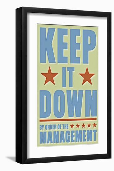 Keep It Down-John Golden-Framed Giclee Print