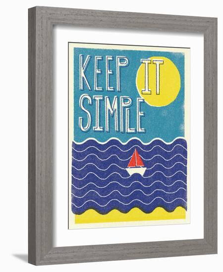 Keep it Simple-Dale Edwin Murray-Framed Giclee Print