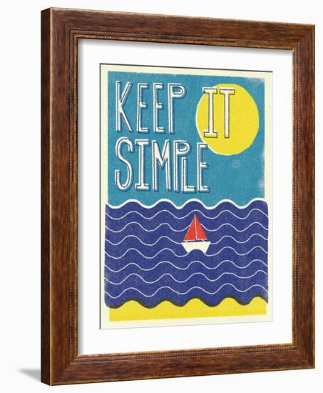 Keep it Simple-Dale Edwin Murray-Framed Giclee Print