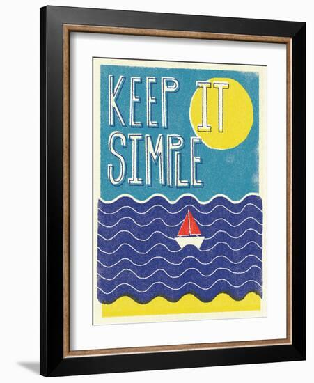 Keep it Simple-Dale Edwin Murray-Framed Giclee Print