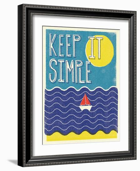 Keep it Simple-Dale Edwin Murray-Framed Giclee Print