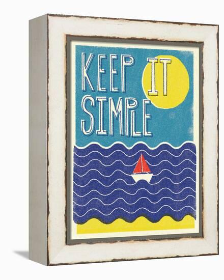 Keep it Simple-Dale Edwin Murray-Framed Premier Image Canvas