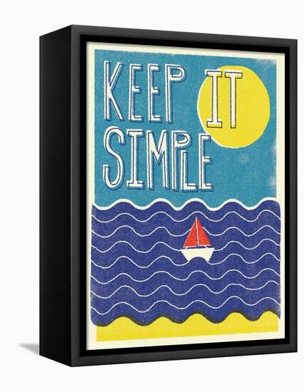 Keep it Simple-Dale Edwin Murray-Framed Premier Image Canvas