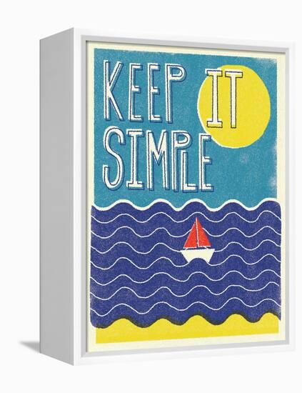 Keep it Simple-Dale Edwin Murray-Framed Premier Image Canvas