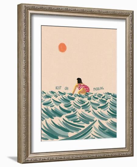 Keep on Paddling-Fabian Lavater-Framed Photographic Print