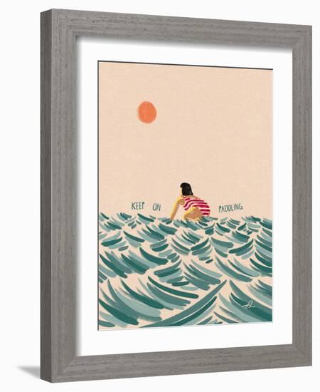 Keep on Paddling-Fabian Lavater-Framed Photographic Print