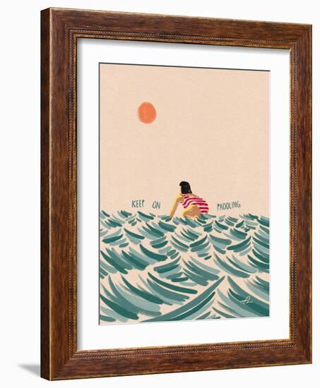 Keep on Paddling-Fabian Lavater-Framed Photographic Print