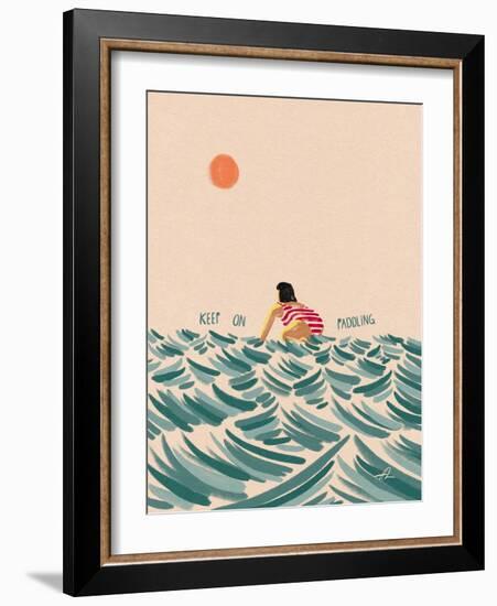 Keep on Paddling-Fabian Lavater-Framed Photographic Print