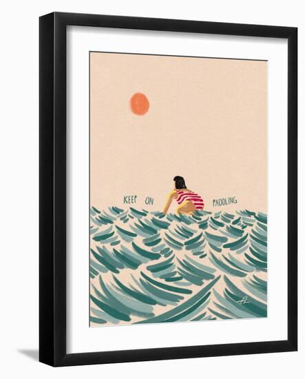 Keep on Paddling-Fabian Lavater-Framed Photographic Print