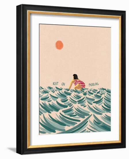 Keep on Paddling-Fabian Lavater-Framed Photographic Print