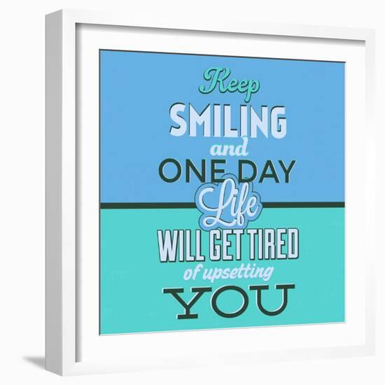 Keep Smiling 1-Lorand Okos-Framed Premium Giclee Print