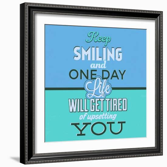 Keep Smiling 1-Lorand Okos-Framed Art Print