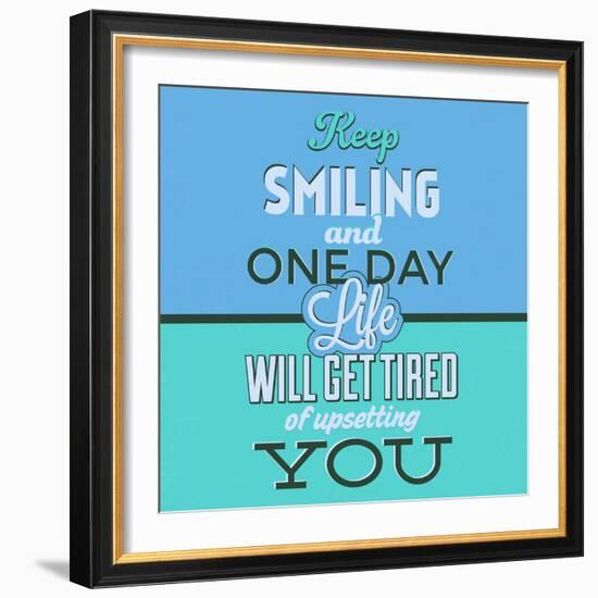 Keep Smiling 1-Lorand Okos-Framed Art Print