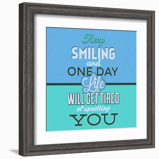 Keep Smiling 1-Lorand Okos-Framed Art Print