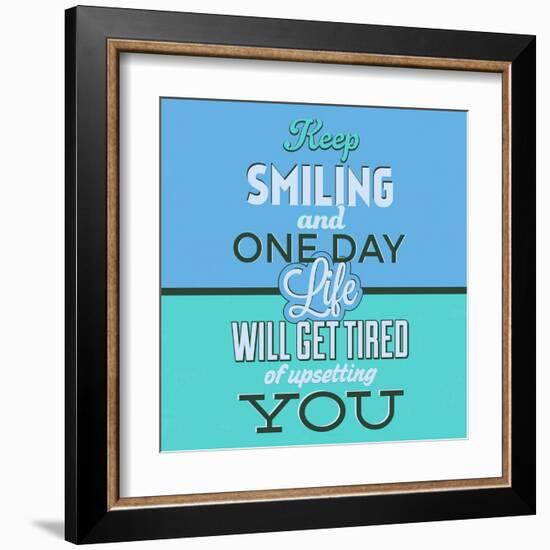 Keep Smiling 1-Lorand Okos-Framed Art Print