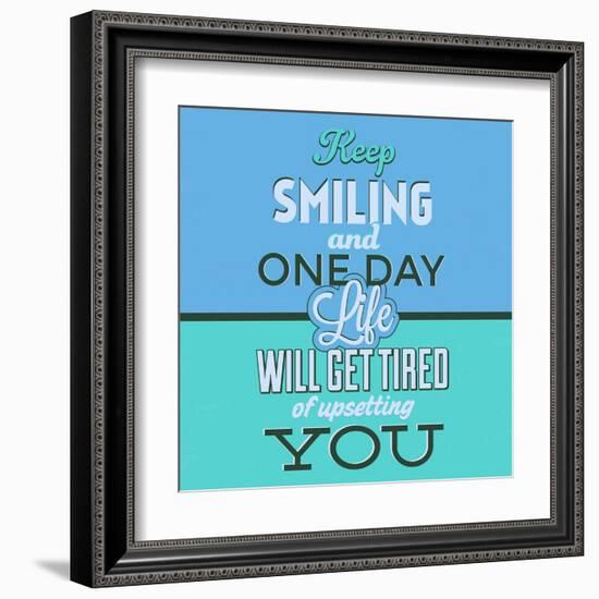 Keep Smiling 1-Lorand Okos-Framed Art Print