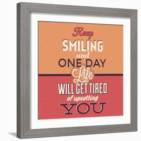 Keep Smiling-Lorand Okos-Framed Art Print