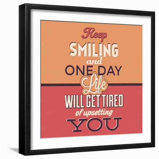 Keep Smiling-Lorand Okos-Framed Art Print