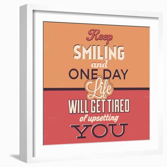 Keep Smiling-Lorand Okos-Framed Art Print