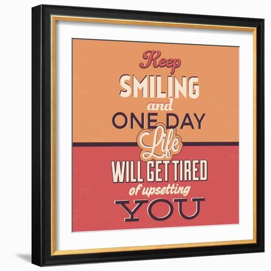 Keep Smiling-Lorand Okos-Framed Art Print