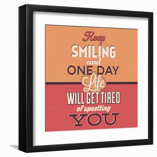 Keep Smiling-Lorand Okos-Framed Art Print