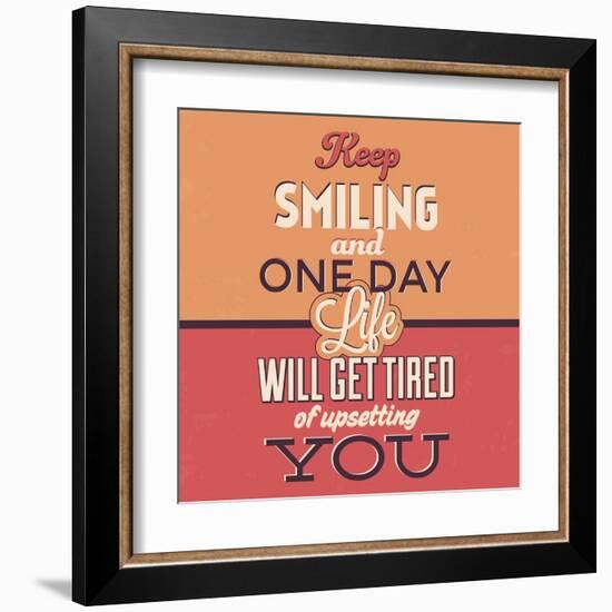 Keep Smiling-Lorand Okos-Framed Art Print