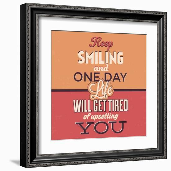 Keep Smiling-Lorand Okos-Framed Art Print