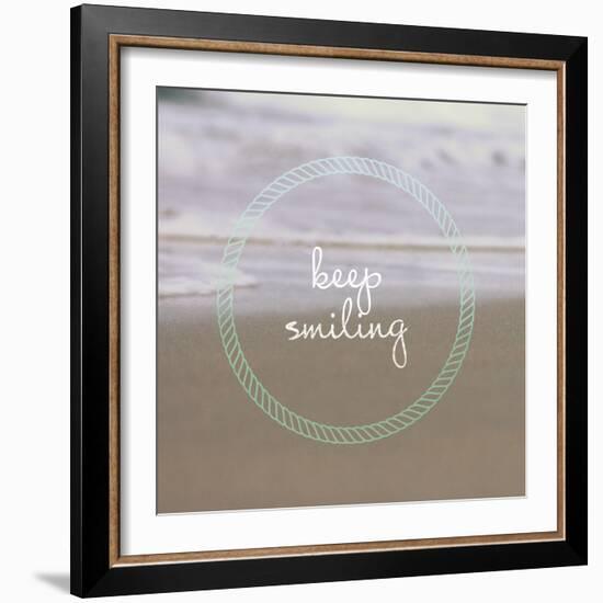 Keep Smiling-Lisa Hill Saghini-Framed Art Print