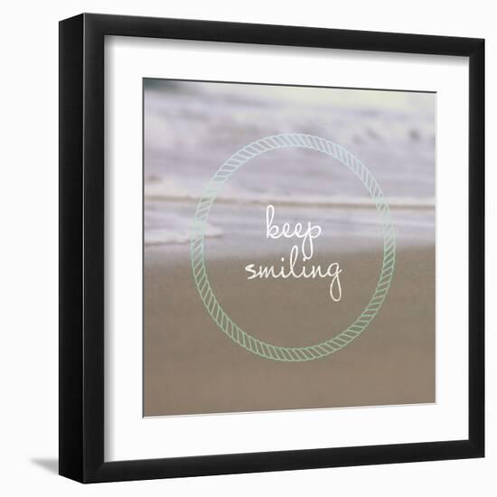 Keep Smiling-Lisa Hill Saghini-Framed Art Print