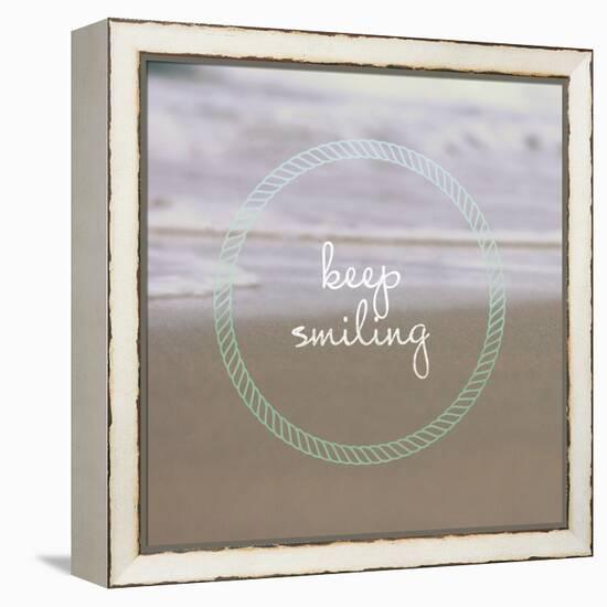 Keep Smiling-Lisa Hill Saghini-Framed Stretched Canvas