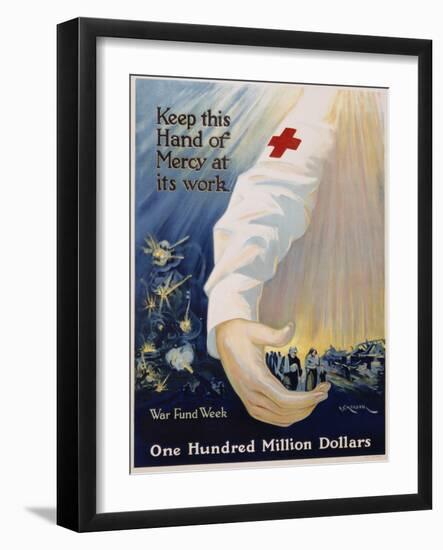Keep This Hand of Mercy at its Work Poster-R.G. Morgan-Framed Giclee Print