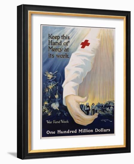 Keep This Hand of Mercy at its Work Poster-R.G. Morgan-Framed Giclee Print