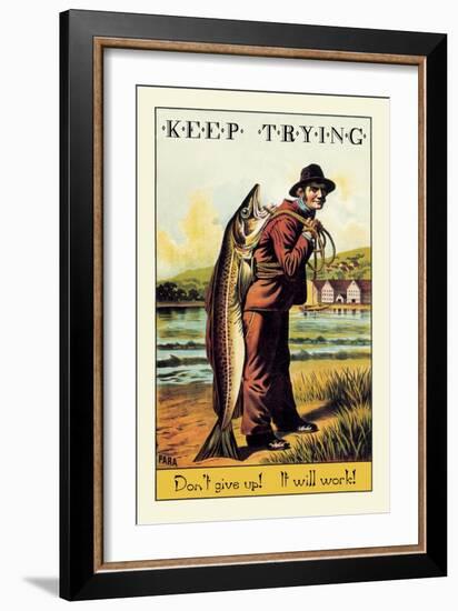 Keep Trying-Wilbur Pierce-Framed Art Print