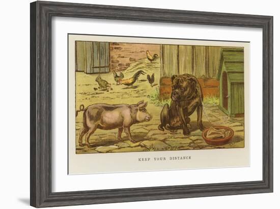 Keep Your Distance-S.t. Dadd-Framed Giclee Print