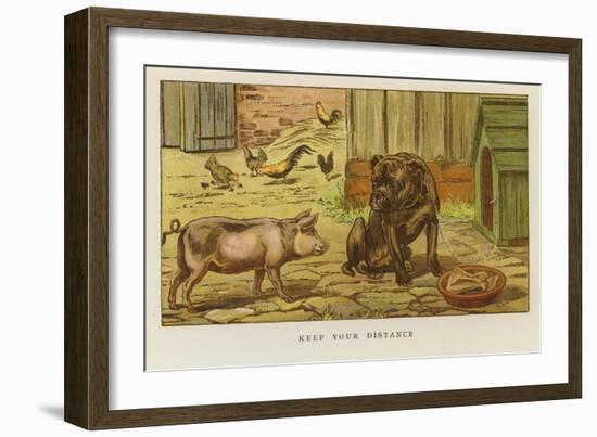 Keep Your Distance-S.t. Dadd-Framed Giclee Print