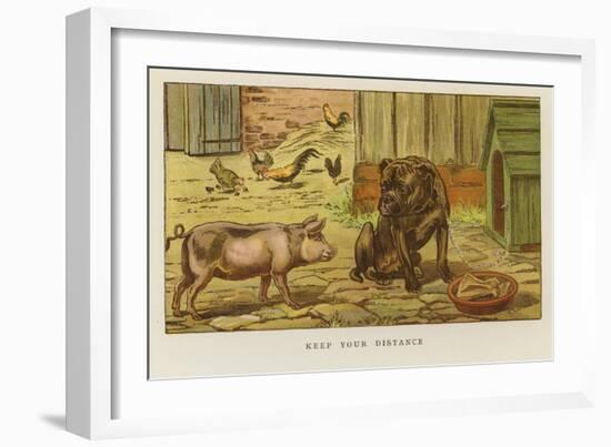 Keep Your Distance-S.t. Dadd-Framed Giclee Print