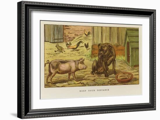 Keep Your Distance-S.t. Dadd-Framed Giclee Print