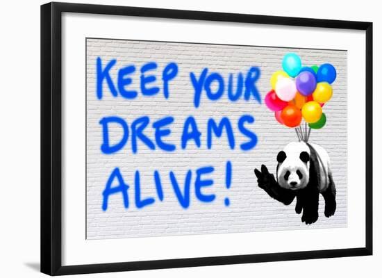 Keep your dreams alive!-Masterfunk collective-Framed Giclee Print