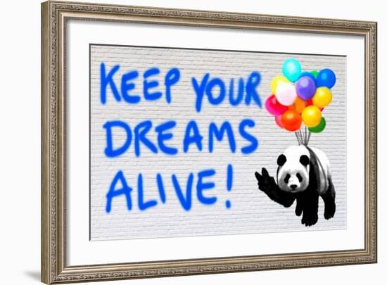 Keep your dreams alive!-Masterfunk collective-Framed Giclee Print