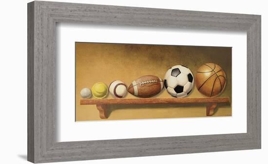 Keep Your Eye on the Ball-Lisa Danielle-Framed Giclee Print