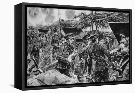 Keep your mouths open!' from 'The Illustrated War News', 1916-Richard Caton Woodville-Framed Premier Image Canvas