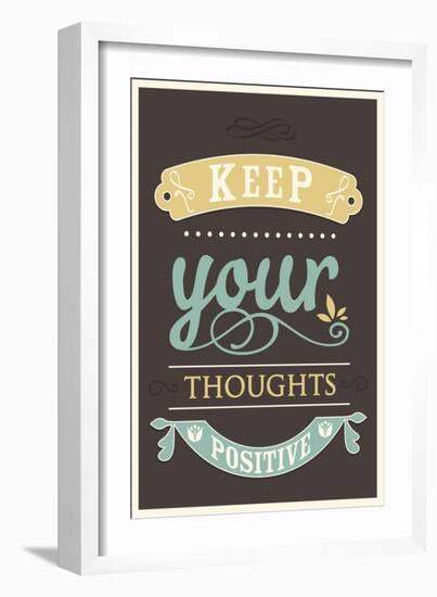 Keep Your Thoughts-null-Framed Art Print