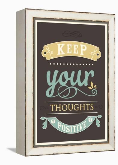 Keep Your Thoughts-null-Framed Stretched Canvas