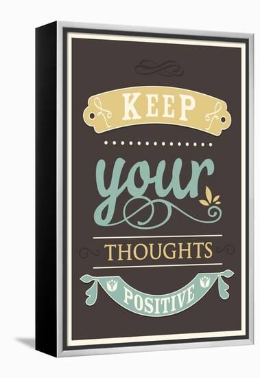 Keep Your Thoughts-null-Framed Stretched Canvas