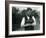 Keeper Harry Warwick Cradles a Baby Warthog in His Arms at London Zoo, August 1922-Frederick William Bond-Framed Photographic Print